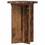 vidaXL Support de Plante 2 pièces Bois ancien Ø29 5 x 40 cm