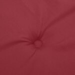 vidaXL Coussin de banc de jardin rouge bordeaux 100x50x4 cm