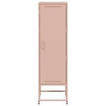 vidaXL Buffet haut rose 36x39x123 cm acier