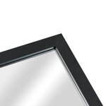 Miroir sur pied psyché inclinable 150 x 35 cm chambre salle de bain noir 03_0007974