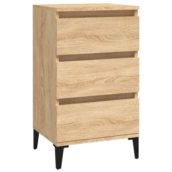 vidaXL Table de chevet chêne sonoma 40x35x70 cm bois d'ingénierie