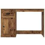 vidaXL Bureau Bois ancien 50 x 115 x 75 cm Bois d'ingénierie
