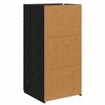 vidaXL Buffet Chêne noir 45 x 42 5 x 93 cm Bois d'ingénierie