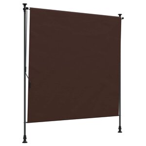 vidaXL Store Roulant Extérieur Marron 200 x 270 cm