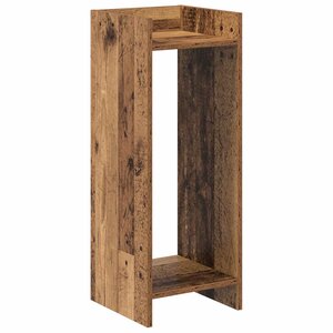 vidaXL Support de Plante Bois ancien 30 x 30 x 80 cm Bois d'ingénierie