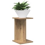 vidaXL Support de Plante Chêne artisanal 25 x 25 5 x 40 5 cm