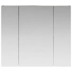 vidaXL Armoire Miroir de Salle de Bain Gris béton 80 x 14.5 x 70 cm