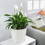 LECHUZA Jardinière CLASSICO Color 21 ALL-IN-ONE Blanc