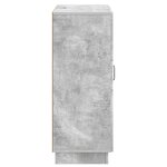 vidaXL Buffet Gris béton 66 x 34 5 x 87 cm Bois d'ingénierie