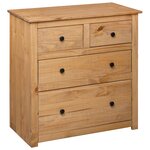 vidaXL Buffet 80x40x83 cm Pin Gamme Panama