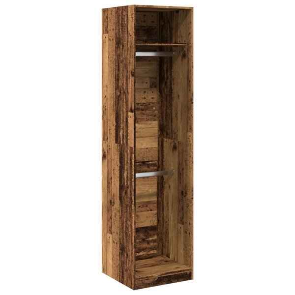 vidaXL Garde-robe vieux bois 50x50x200 cm bois d'ingénierie