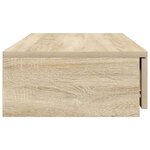 vidaXL Tiroirs de lit avec tiroir Chêne sonoma 80 x 36.5 x 16.5 cm