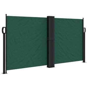 vidaXL Auvent latéral rétractable vert foncé 120x600 cm