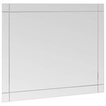 vidaXL Miroir mural 100x60 cm Verre