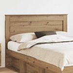 vidaXL Tête de lit Chêne artisanal 140 cm Bois d'ingénierie