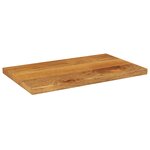 vidaXL Dessus de table 60x20x2 5 cm rectangulaire bois massif manguier