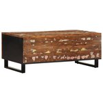 vidaXL Table basse 100x54x40 cm bois de récupération et d'ingénierie