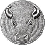 Monnaie BULL Binary World 1 Oz Argent 1000 Satoshi United Crypto States 2026 (PRÉCOMMANDE)