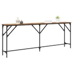 vidaXL Table console Bois Ancien 200 x 29 x 75 cm
