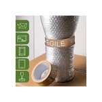 Pack and Move - Lot 6 rouleaux ruban adhésif kraft "fragile" pour emballage et déménagement - 50 m - Qualité Premium