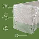 Pack and Move - Housse protection canapé 2 place - 150 x 300 cm - Imperméable et anti-poussière - Fermeture facile