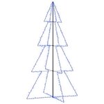 vidaXL Arbre de Noël cône 360 LED d'intérieur/d'extérieur 143x250 cm