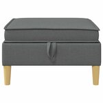 vidaXL Sofa avec rangement Tissu