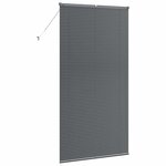 vidaXL Store de Fenêtre Gris foncé 80 x 130 cm Aluminium