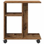 vidaXL Table d'appoint Bois ancien 50 x 30 x 55 cm Bois d'ingénierie