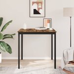 vidaXL Table de salle à manger / Table de repas Bois d'ingénierie