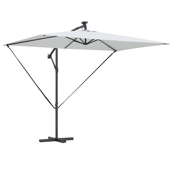 vidaXL Parasol Sable 294 x 200 x 270 cm Polyester et Aluminium