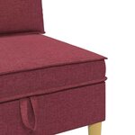 vidaXL Sofa avec rangement Tissu