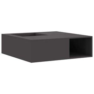vidaXL Braise Noir 100 x 100 x 30 cm Acier laminé à froid