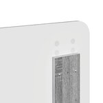 vidaXL Tête de lit Gris Sonoma 135 cm Bois d'ingénierie