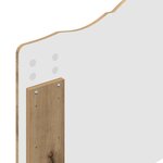 vidaXL Tête de lit Chêne artisanal 80 cm Bois d'ingénierie