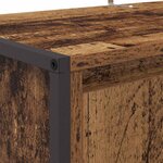 vidaXL Cabinet à chaussures avec stockage Bois Ancien 79 x 36 x 100 cm