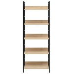 vidaXL Bibliothèque à 5 niveaux chêne 60x27 6x158 5 cm bois ingénierie