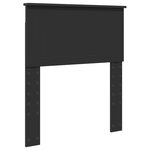 vidaXL Tête de lit Chêne noir 75 cm Bois d'ingénierie