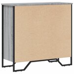 vidaXL Bibliothèque sonoma gris 80x31x74 5 cm bois d'ingénierie