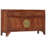 vidaXL Buffet 140x40x80 cm bois d'acacia solide