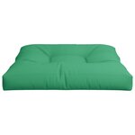 vidaXL Coussin de palette vert 80x80x12 cm tissu