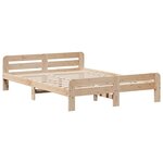 vidaXL Cadre de lit sans matelas 150x200 cm bois de pin massif