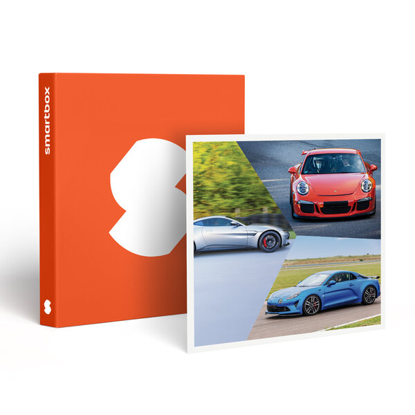 SMARTBOX - Coffret Cadeau Stage de pilotage multivolant : 2 tours en Alpine  2 tours en Aston Martin Vantage et 2 tours en Porsche 991 GT3 sur le circuit de Lohéac -  Sport & Aventure