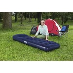 Bestway Lit gonflable floqué avec pompe à pied intégrée 185x76x28 cm