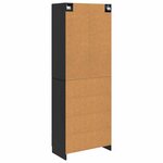 vidaXL Ensemble de Meubles 2 Pièces Noir Bois d'ingénierie