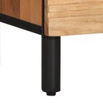 Table de chevet vidaXL 50x33x62 cm en Bois d'Acacia Massif