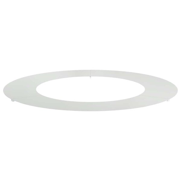 vidaXL Anneau d'arbre plat Argent Ø50 / 80 cm Acier galvanisé