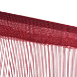 vidaXL Rideau en fils 2 Pièces 140 x 250 cm Bordeaux