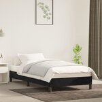 vidaXL Cadre de lit Noir 80x200 cm Velours