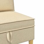 vidaXL Sofa avec rangement Tissu